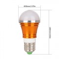 E27 3W 12V 3000K Warm White LED Edison Base Bulbs Light Bulb Pack of 3